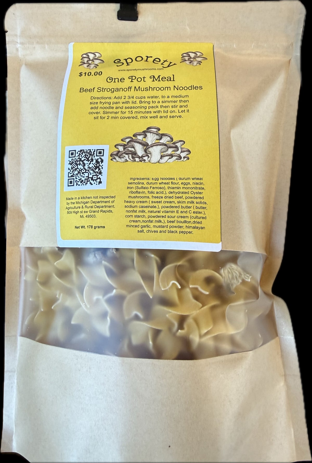 Beef Stroganoff Mushroom Noodles